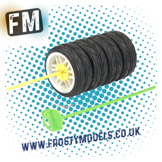 FASTRAX - 1/10TH TOURING WHEEL HOLDERS STORAGE (FIT 2 SETS) FAST225