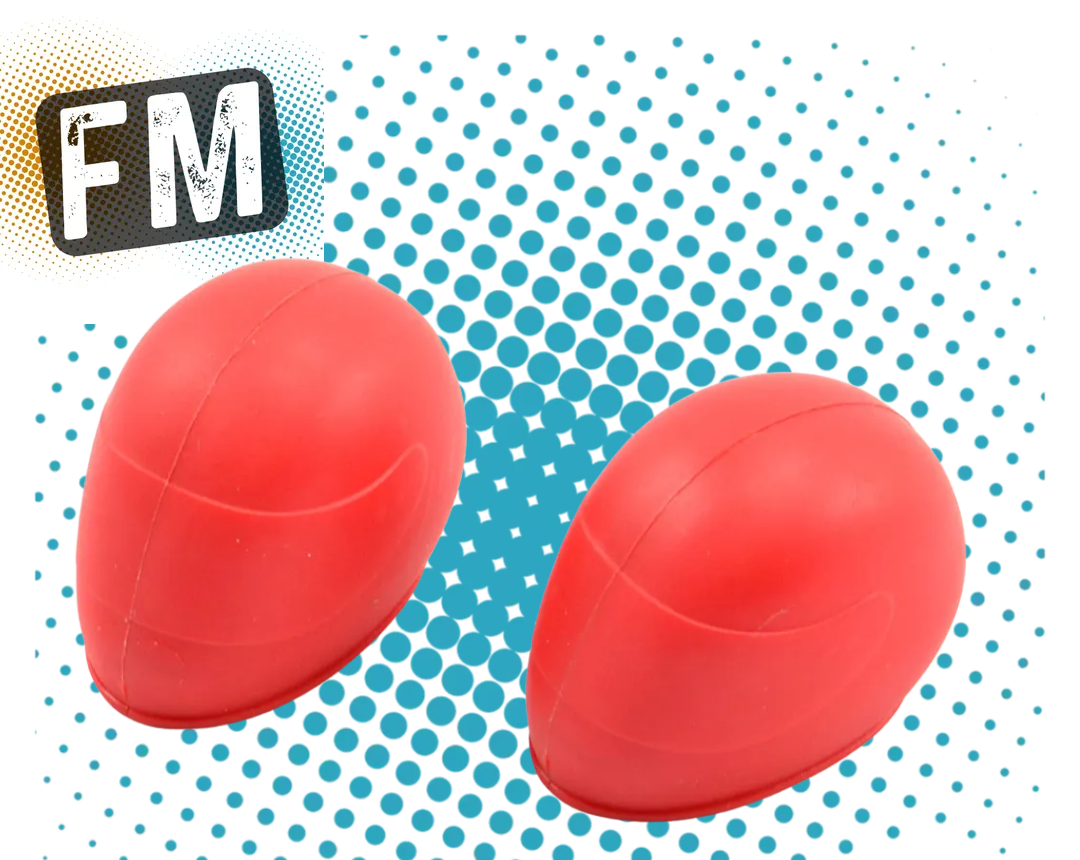 BODY DETAILING - 1/10 FTX OUTLAW DRIVERS HELMETS (2PC) RED UNPAINTED - FTX8336R