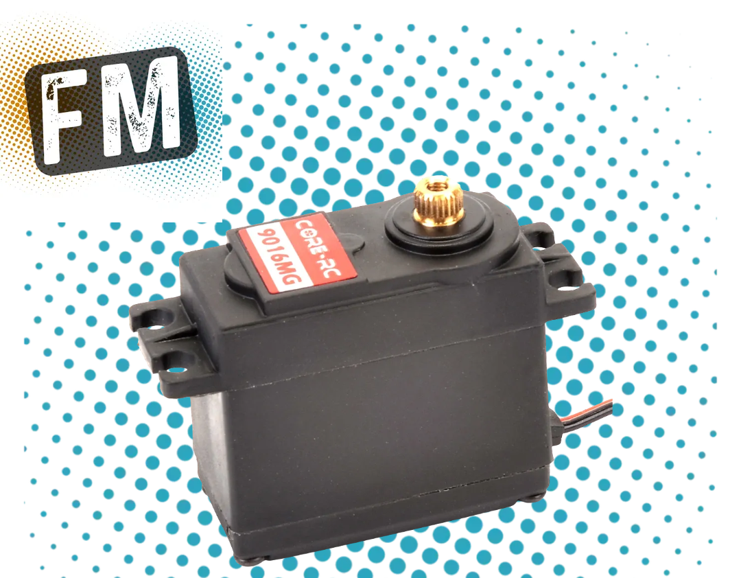 CORE RC - 9016MG 9Kg 0.16 SEC - 1/10 METAL GEARED STANDARD SERVO - CR494 (STRONG)