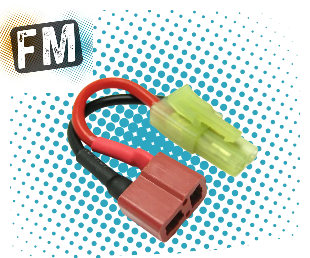 ETRONIX - MALE MICRO TAMIYA TO FEMALE DEANS ADAPTOR - (FOR MICRO BATTERIES) ET0820