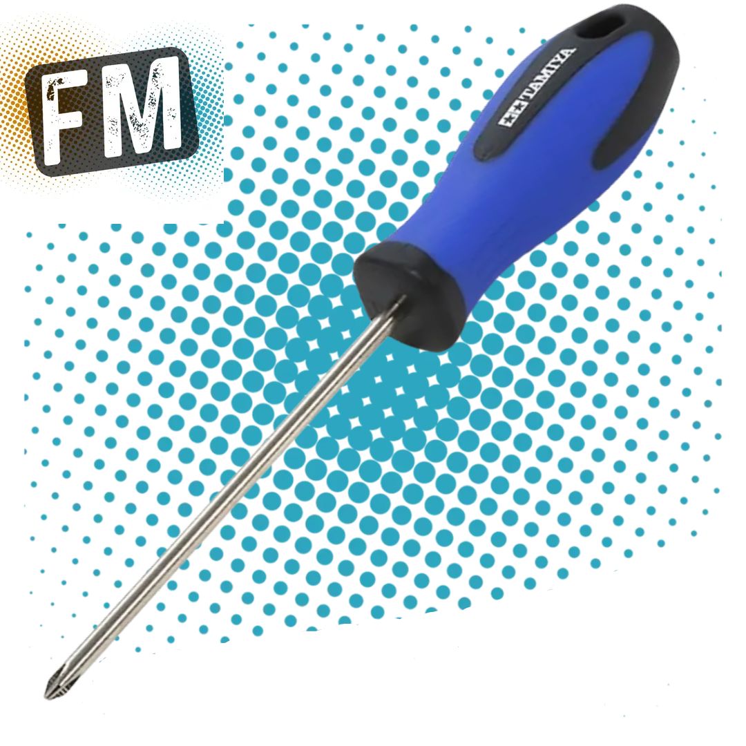 TAMIYA - 74119 (+) SCREW DRIVER PRO (M) #1 PH2 for M2 ~ M3 Bolts