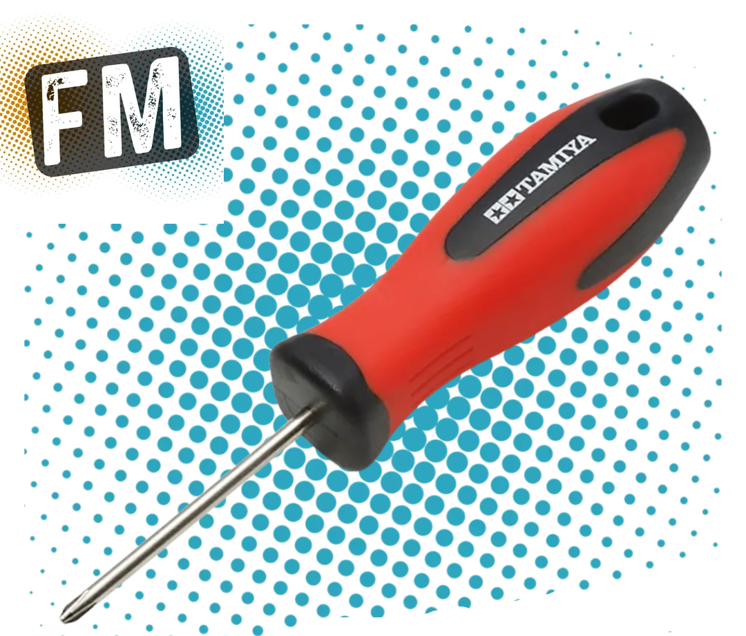 TAMIYA - 74121 (+) SCREW DRIVER PRO (Mini 4wd) for PH1 M2 ~ M2.6 Bolts