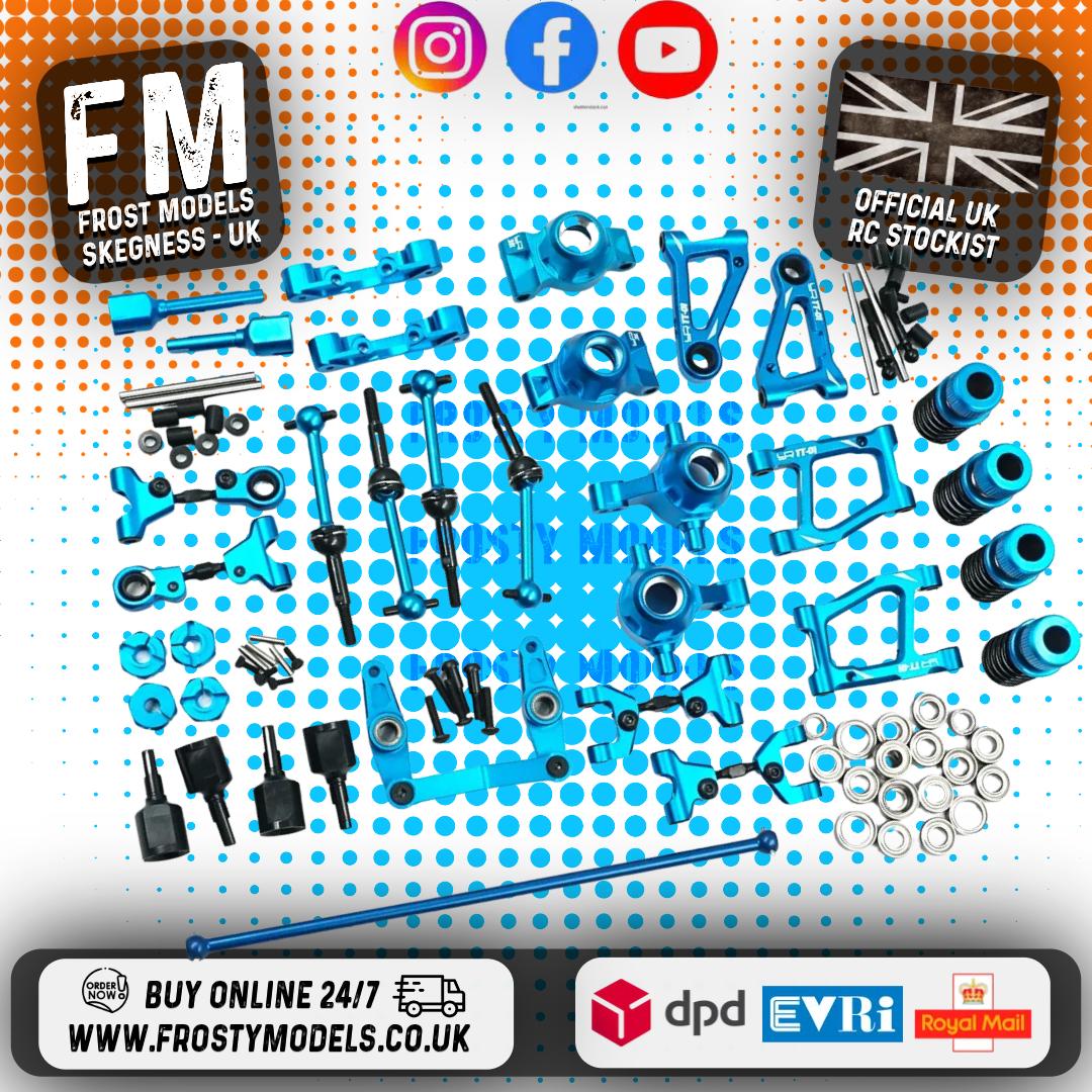 Yeah Racing - Rapid Performance Conversion Kit Blue For Tamiya TT01E - TATT-S05BU