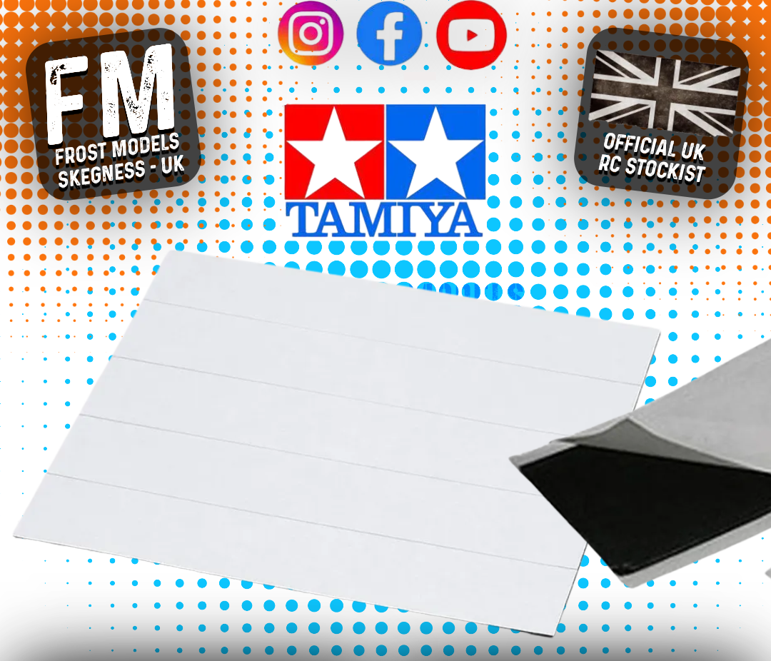 TAMIYA - 50171 (5X STRIPS) Double Sided Servo/Receiver/Body/ESC Tape (5pc) (BLACK)