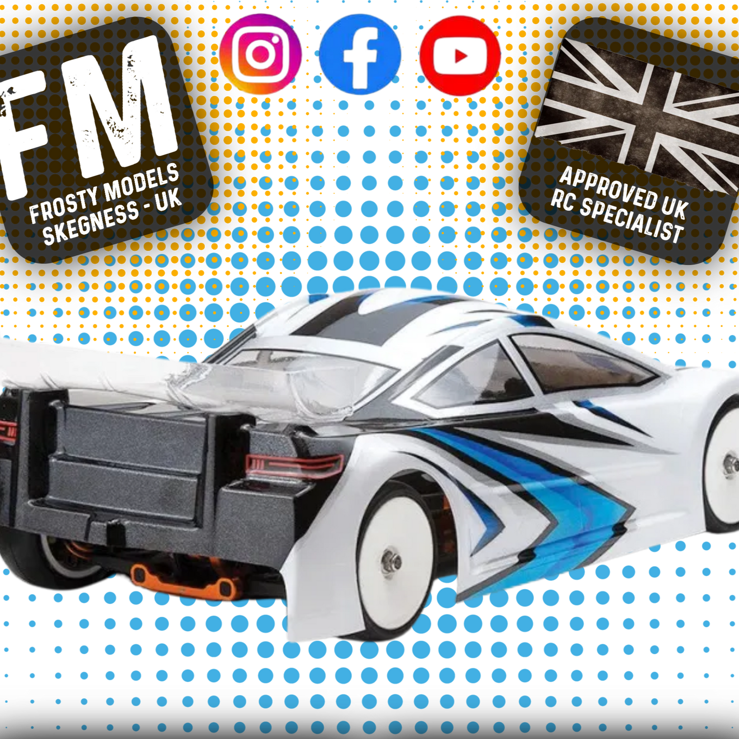 XTREME TWISTER - 1/10 RC CAR - ETS TC BODY SHELL - XTMTB0413-ETS (Racer Recommended)