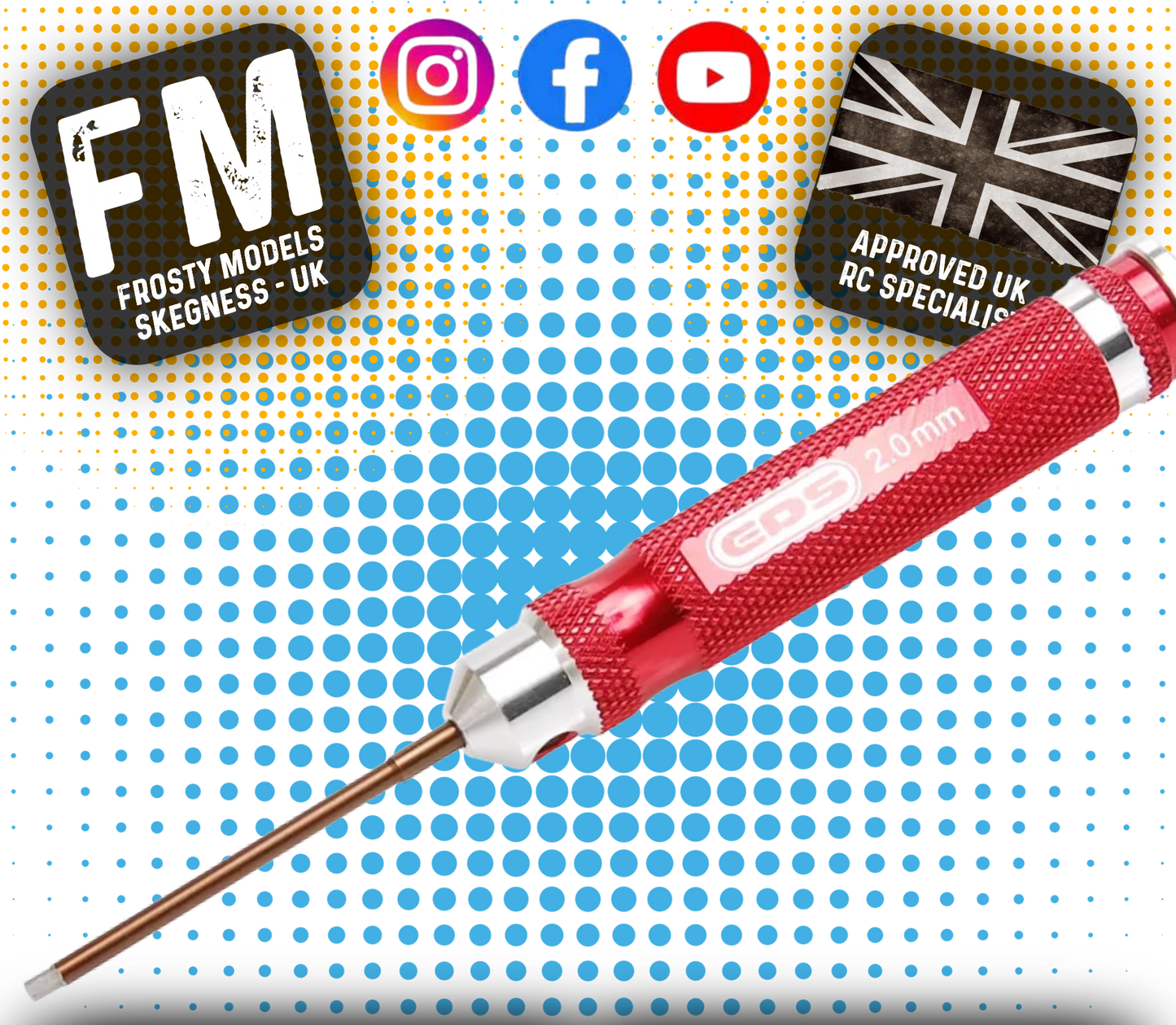 EDS RC TOOLS RANGE - SCREW DRIVERS/SOCKETS/HEX 1.5/2.0/2.5/3.0MM - MULTI LISTING