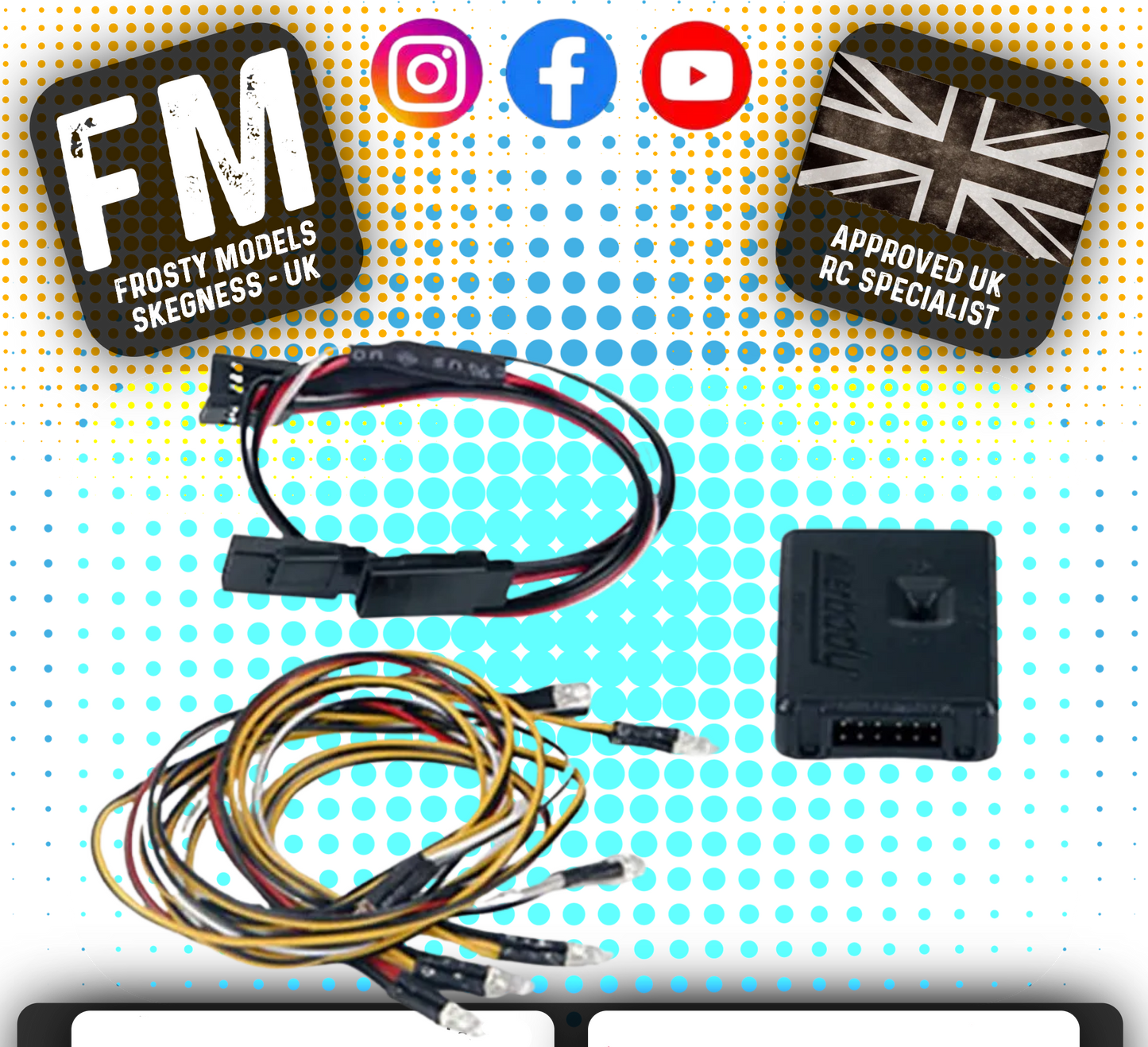 KILLERBODY - LED UNIT SET W/CONTROL BOX 8 LEDS (VIVAC) - KB48772