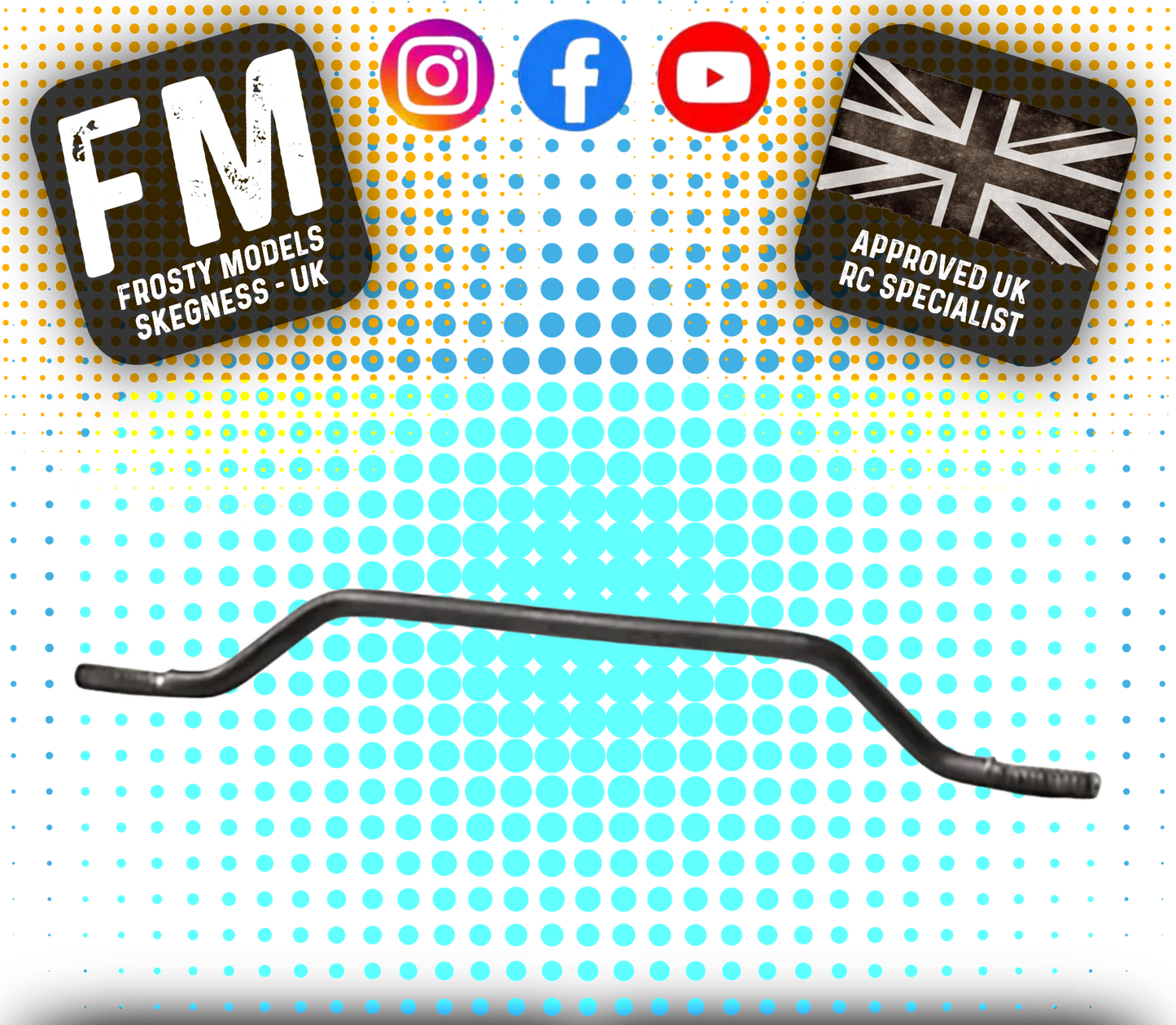 CARSON - 1/14 Tractor Truck Steering Rod - Steel (1PCS) - C013516