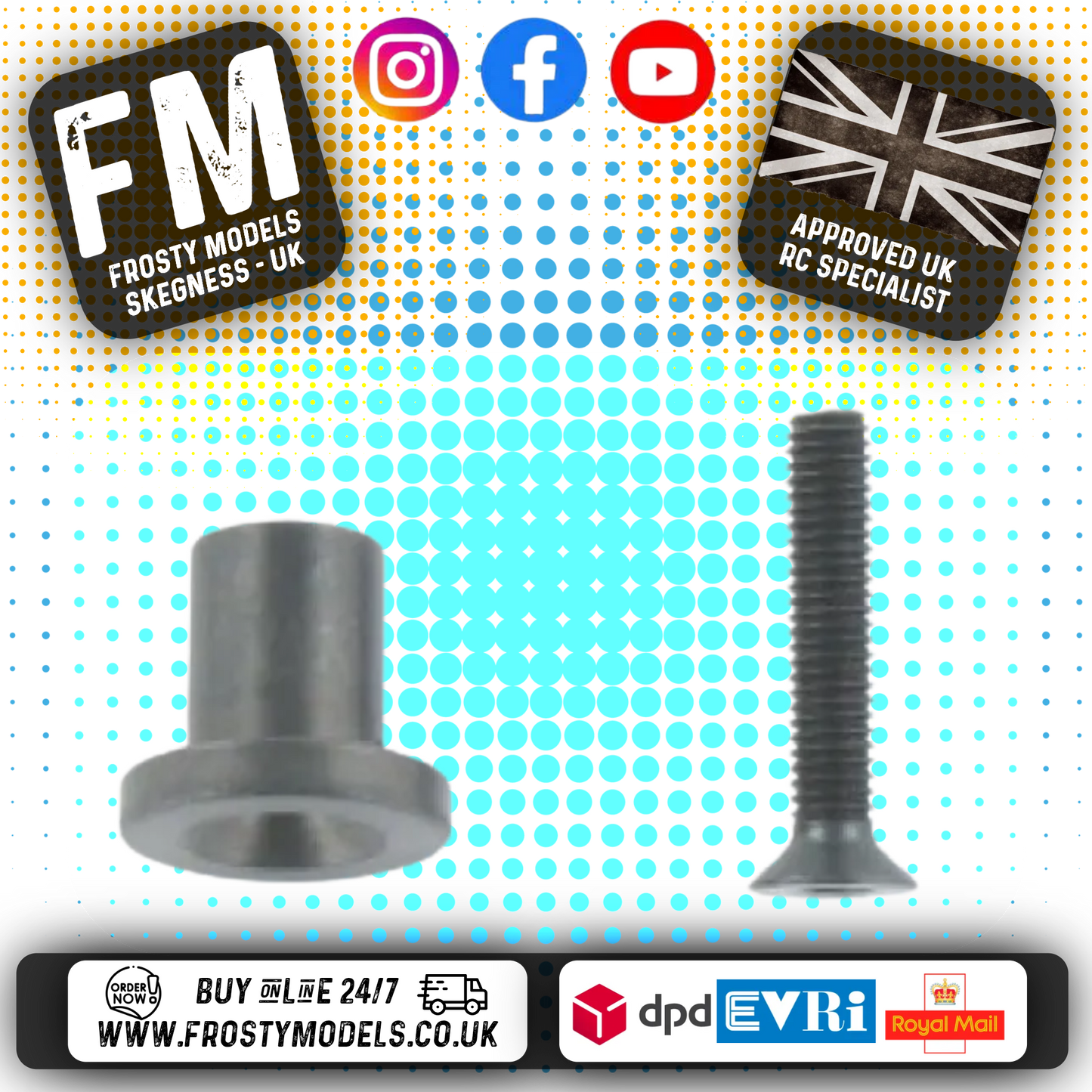 CARSON - 1/14 Tractor Truck King Pin Trailer (Steel) - Tamiya Fit Type - C907362