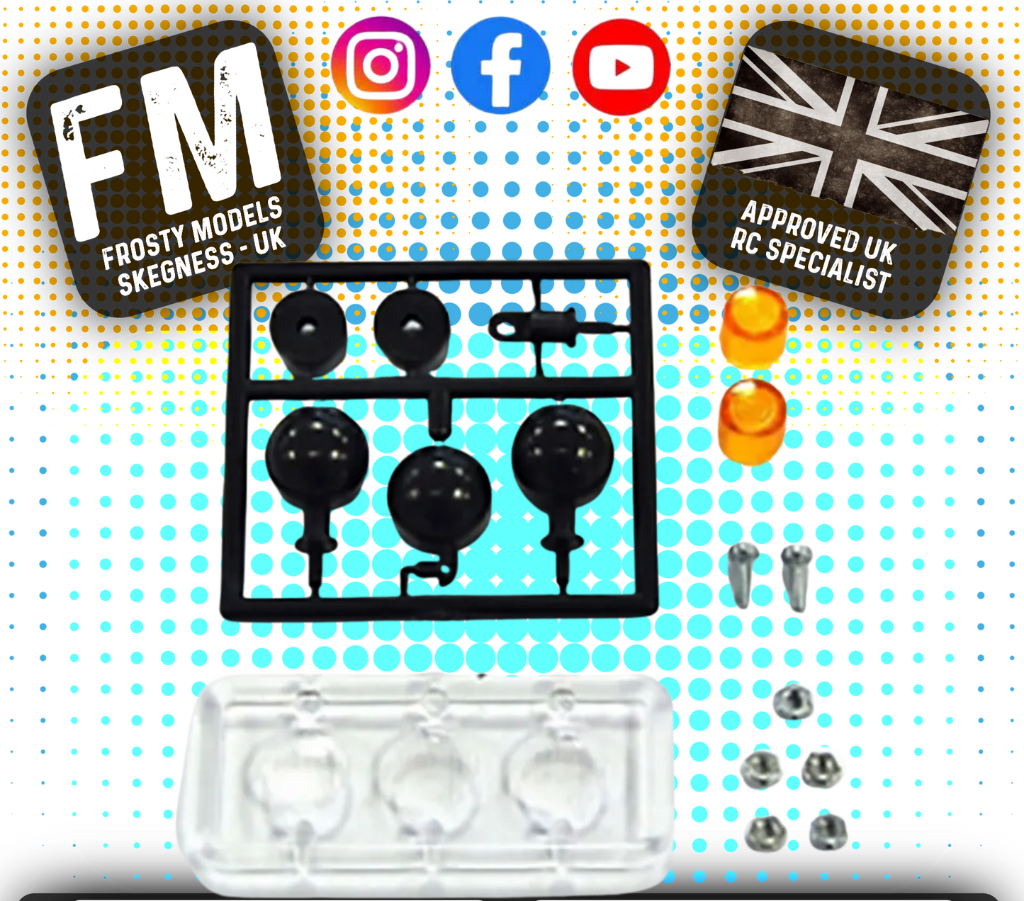 CARSON - 1/14 Tractor Truck Accessories - Lighting Parts and Bulbs - C013512