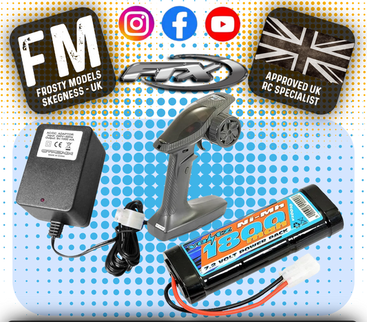 FTX - BANZAI RC 2.4GHZ 4WD RTR 1/10 BRUSHED DRIFT CAR - RED - RADIO/BATTERY/CHARGER INCLUDED