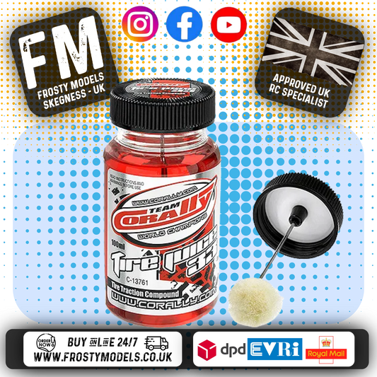 CORALLY - RC TIRE/TYRE JUICE 33 RED ASPHALT / FOAM ADDITIVE - C-13761