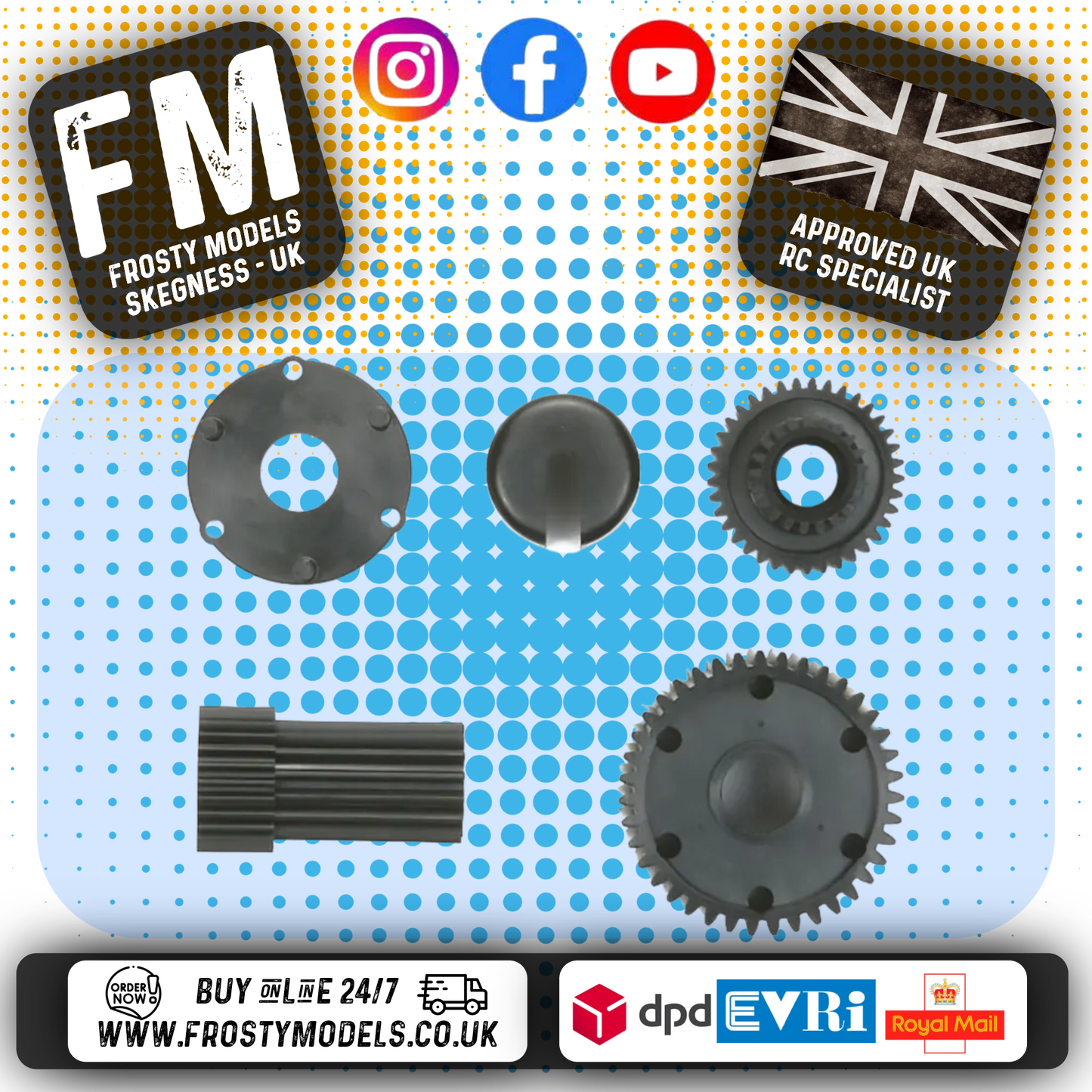 Tamiya 54277 - RC M CHASSIS REIN GEAR SET