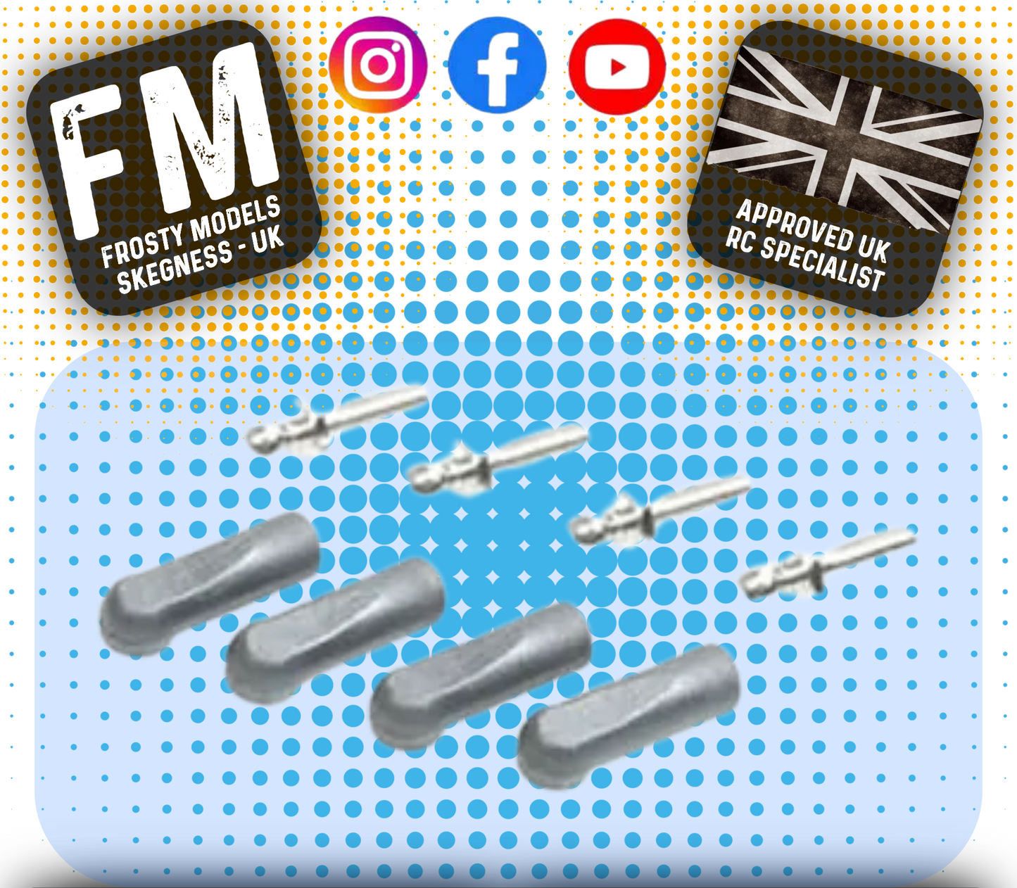 SCHUMACHER - Ball Grippa Joints X-Long 4prs - U3299