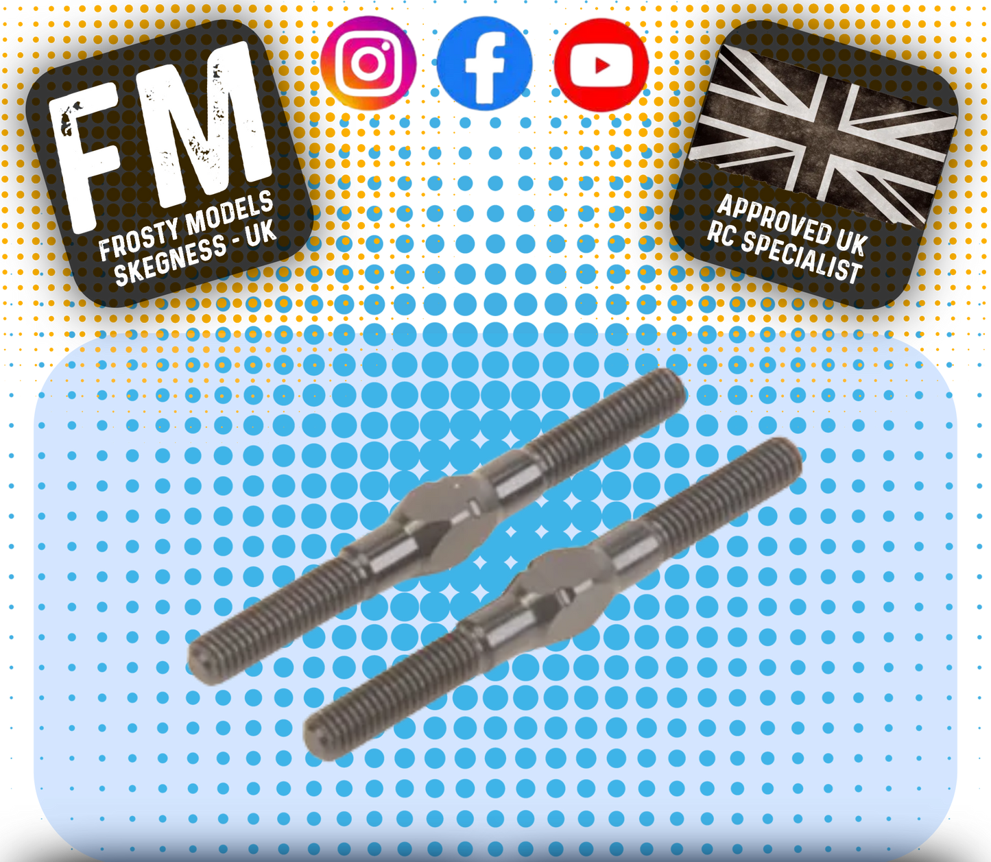 SCHUMACHER - Alloy M3 Turnbuckle - 35mm Long - Black (pr) - U8264