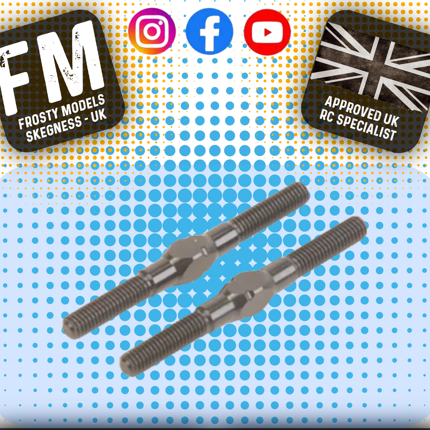 SCHUMACHER - ALLOY M3 TURNBUCKLE - 25MM - BLACK (PR) Item No. U8263