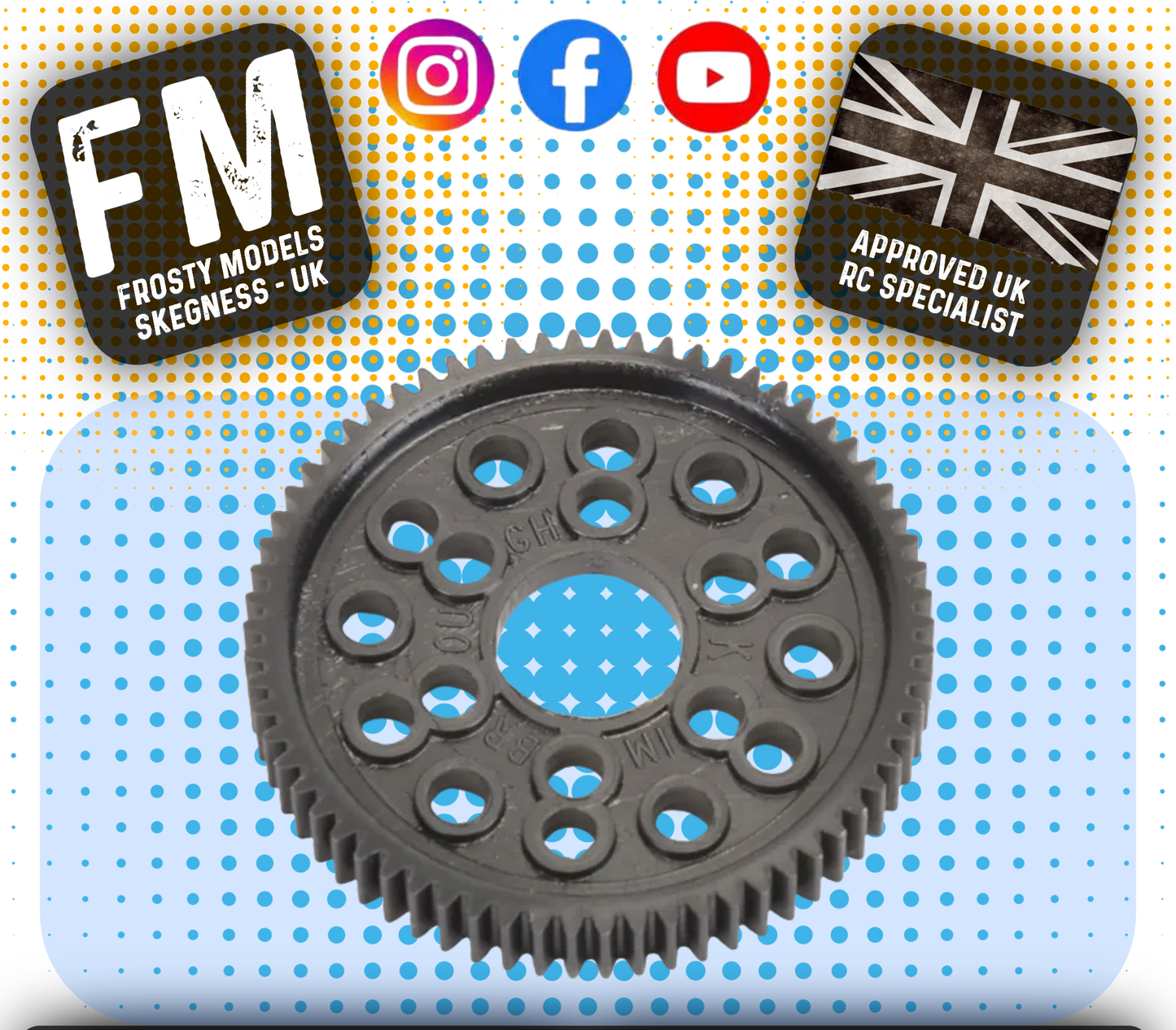 CORE RC - Spur Gear (Atom) 66T - 48DP - CR510