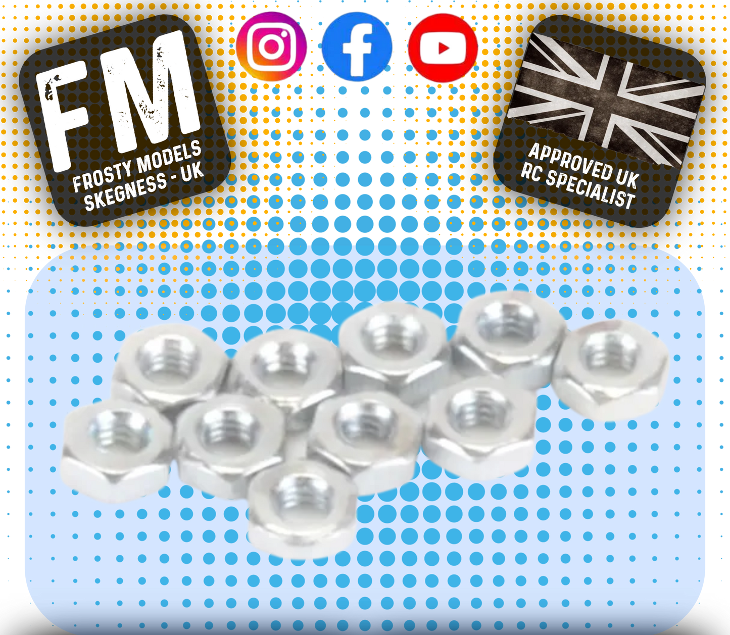 SCHUMACHER RC - SPEED PACK M2 Nut (pk10) Item No. U7222