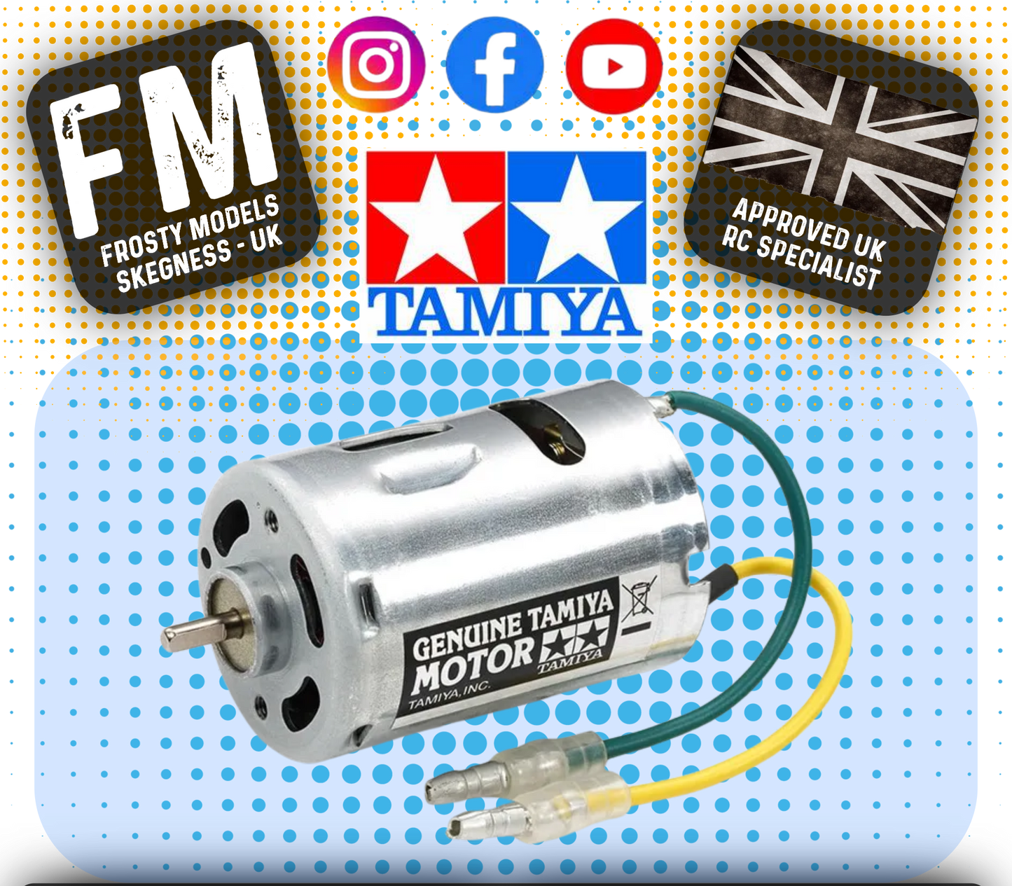 TAMIYA 51673 - Type 540-N RS540SH Motor BRUSHED TIN CAN (RPM 13,900)
