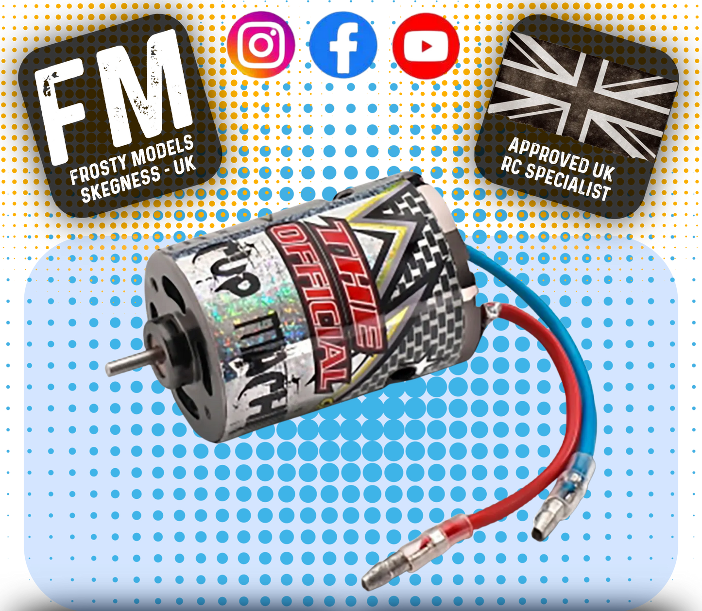 Carson - 540 RC ELECTRIC MOTOR CUP (SIMULAR TO SPORT TUNED) RPM 16,400 - C906052