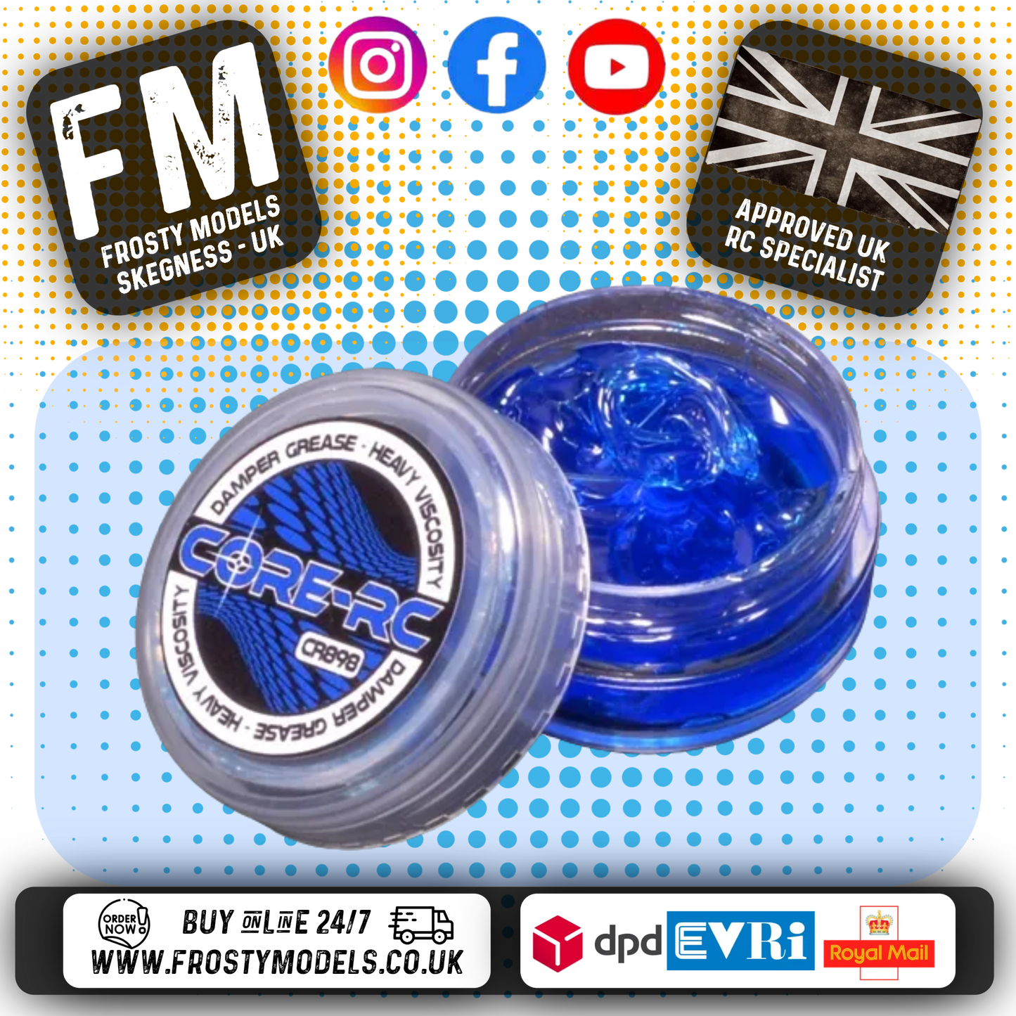 CORE RC - Damper Grease - Heavy (Eclipse / Atom) - (10ML) CR898