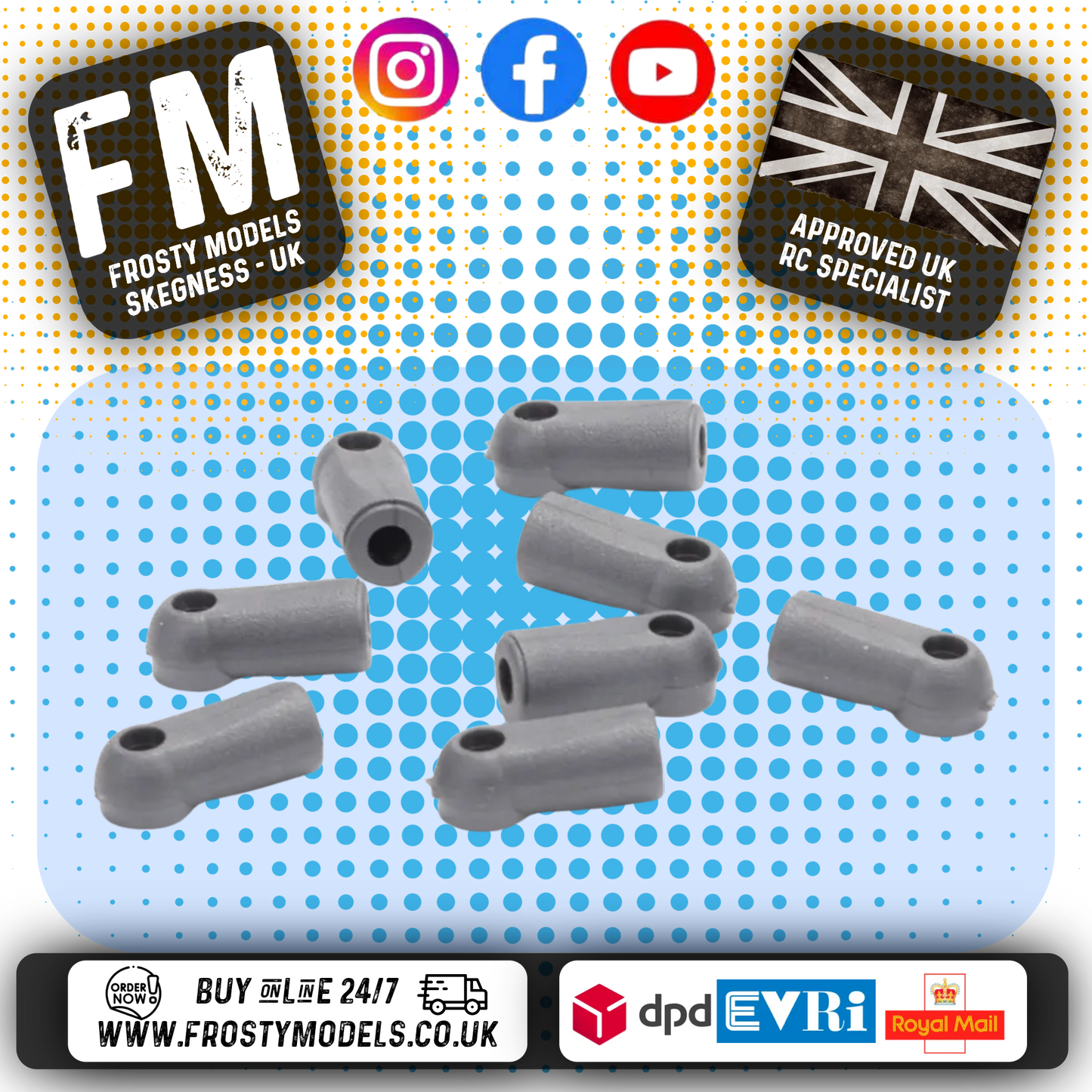 SCHUMACHER - Short Ball Grippa - Grey (pk8) U4707