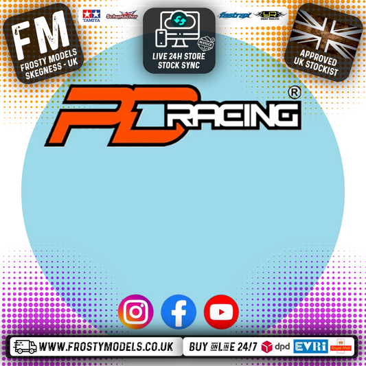 PD RACING SPARES - 1/10TH TK10 & TR10 - Flat Head Hex Screw HM4*18 12pcs - PD810-097