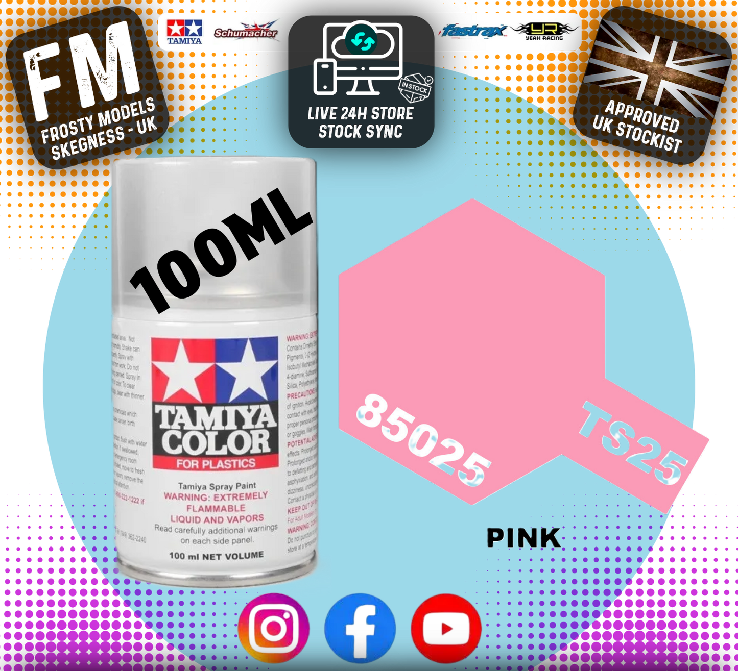 TAMIYA - TS SPRAY PAINT - Ts25 Pink