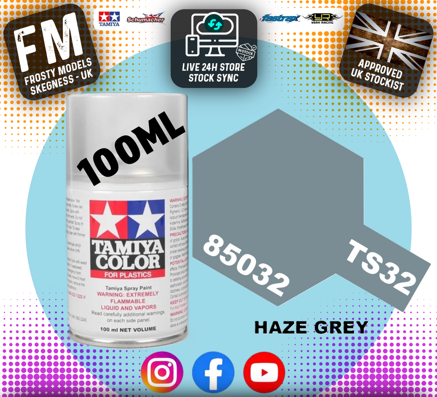 TAMIYA - TS SPRAY PAINT - Ts32 Haze Grey