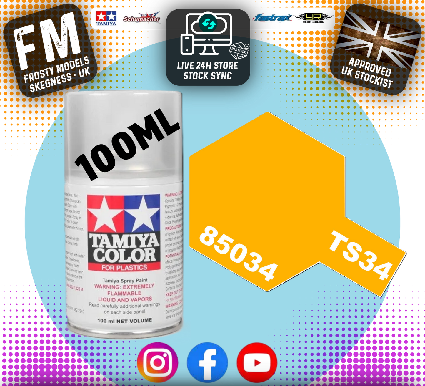 TAMIYA - TS SPRAY PAINT - Ts34 Camel Yellow