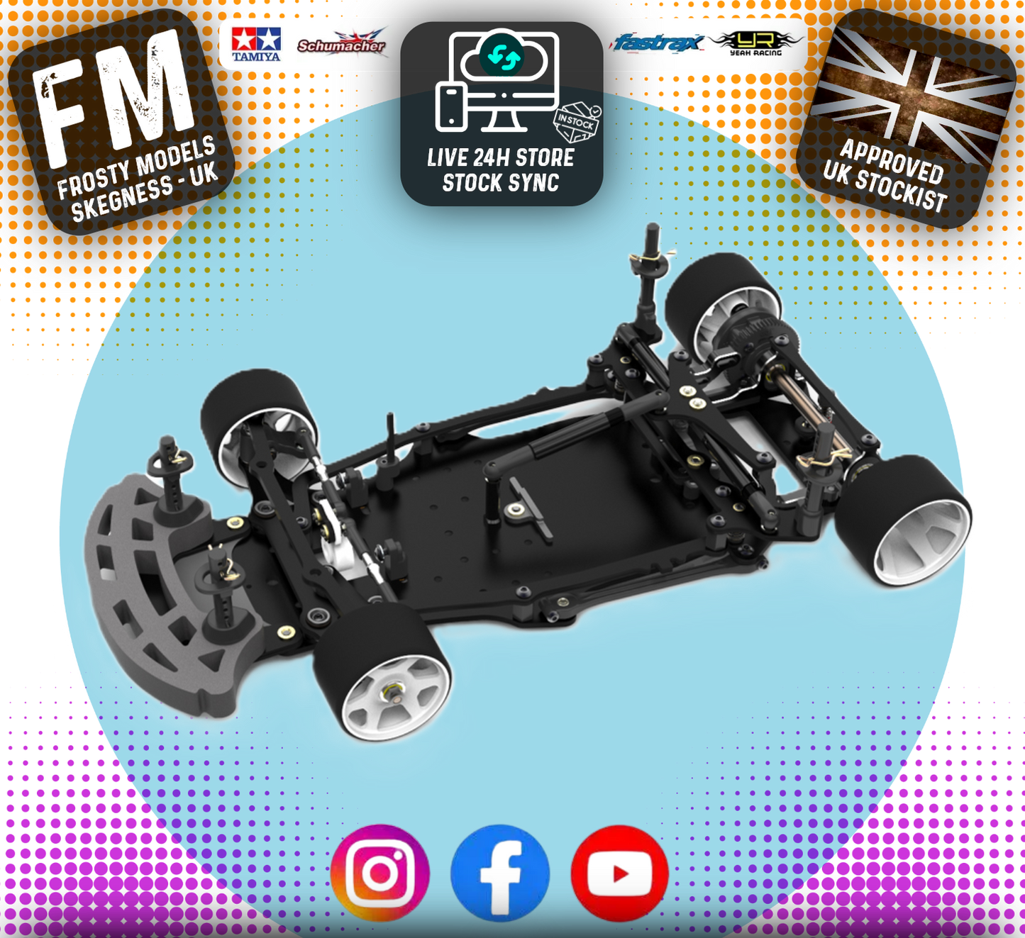 Schumacher - Atom 3 - S2 - GT12 - 1/12 RC CAR RWD KIT - K207 (No electrics etc)