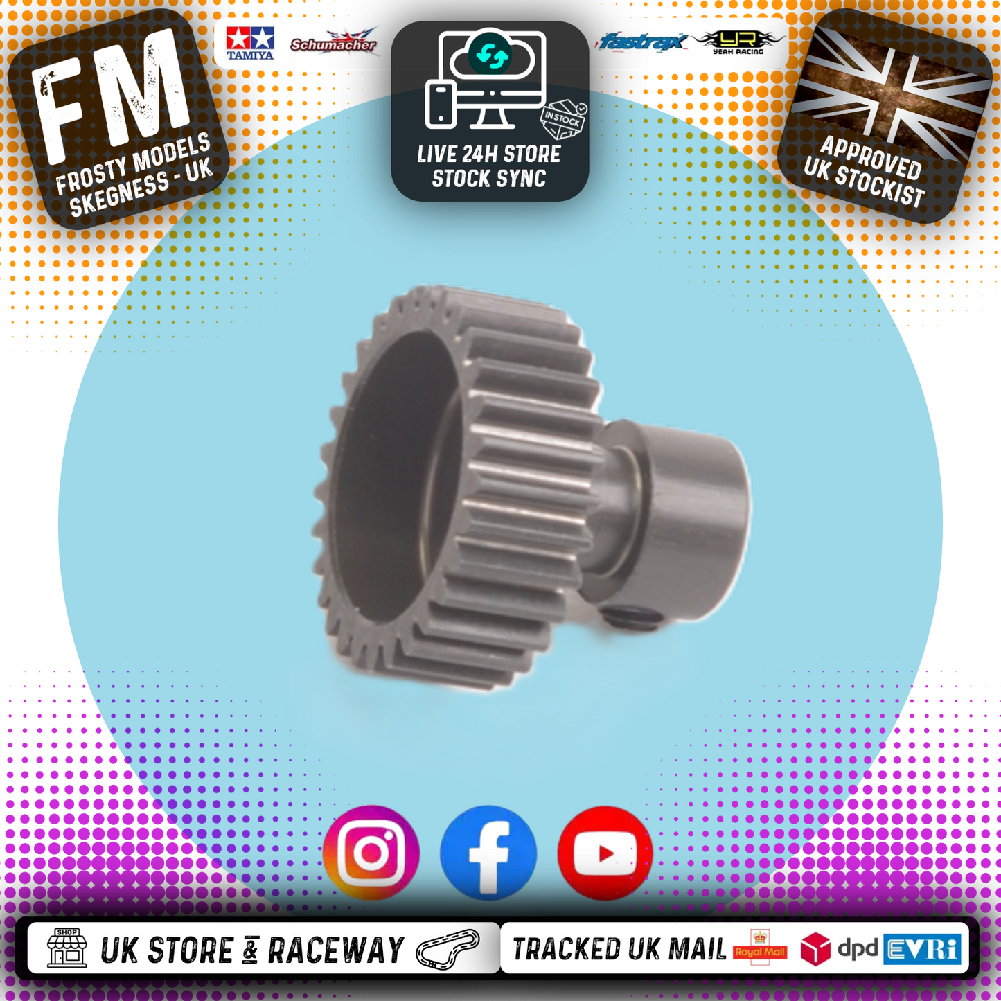 Schumacher - Pinion - Long Boss Hard Alloy 48DP - 29T - U8029