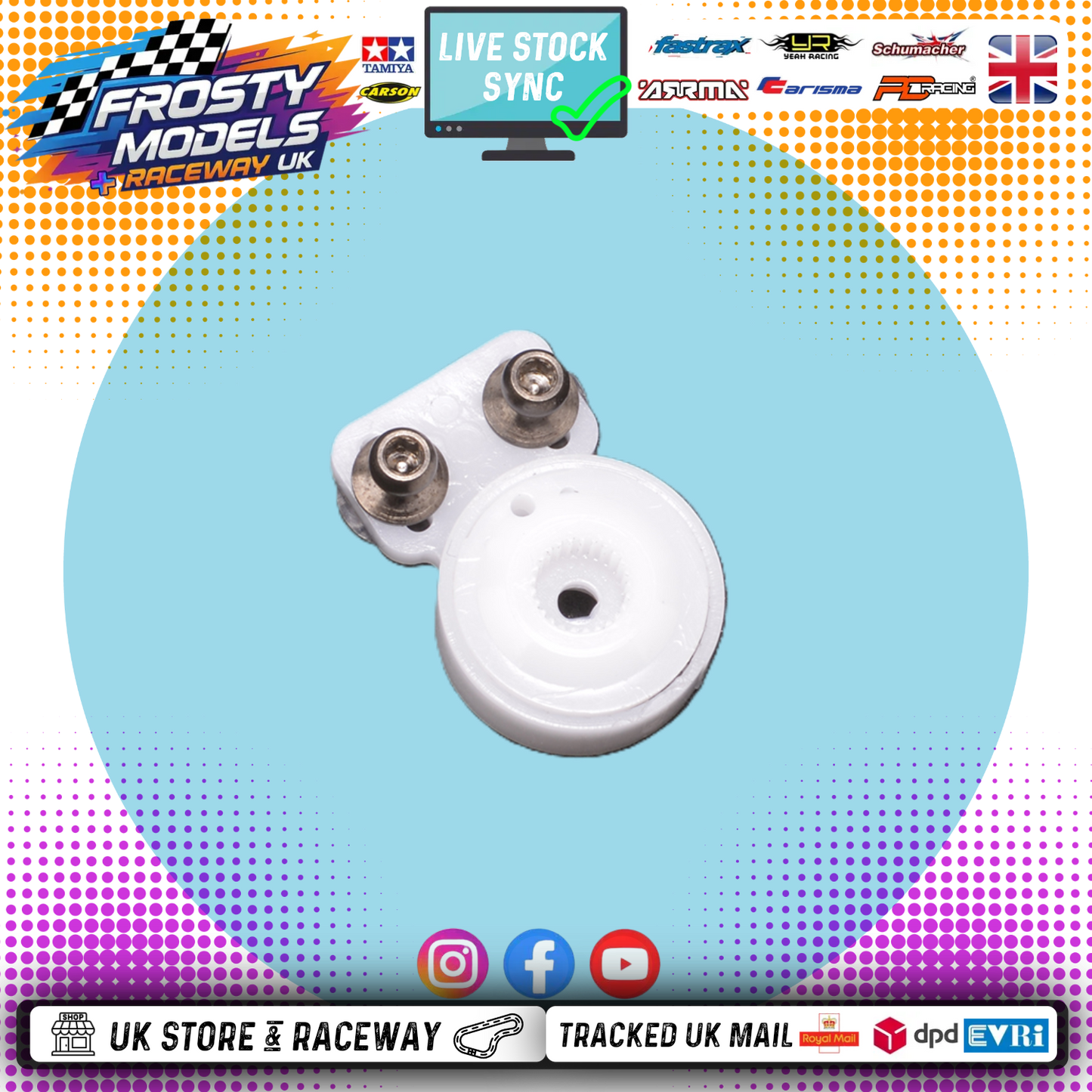 Schumacher - Servo Saver Assembly 25T (GT12) - Eclipse E5, E6, A3 (for 1/12th cars) U8477