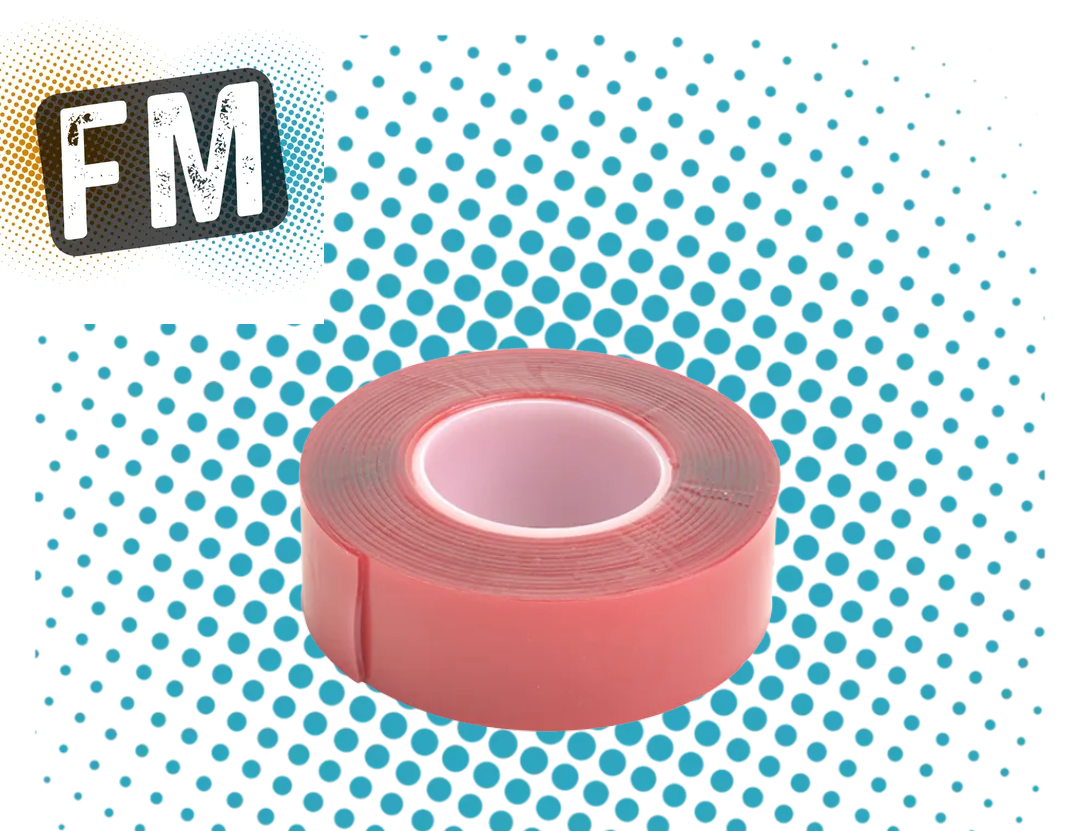 CORE RC - DOUBLE SIDED TAPE ROLL/PRE-CUT - 25MM W X 1MM THICK - 3Meters