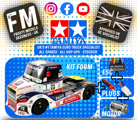 TAMIYA 58661 - BUGGYRA FAT FOX - RC EURO TRUCK KIT 1/14 4WD TT01E (WITH ESC & MOTOR)