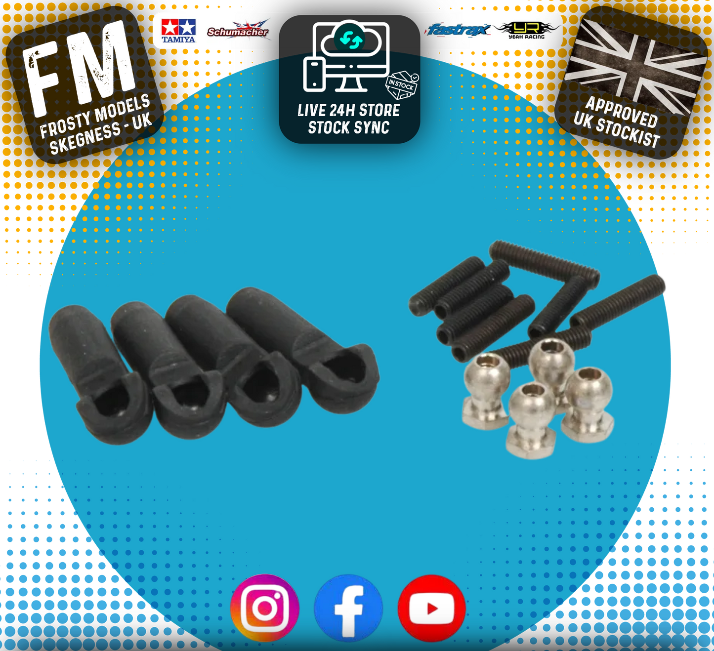 SCHUMACHER - Large Ball Grippa Joints - (pk4) - U2878