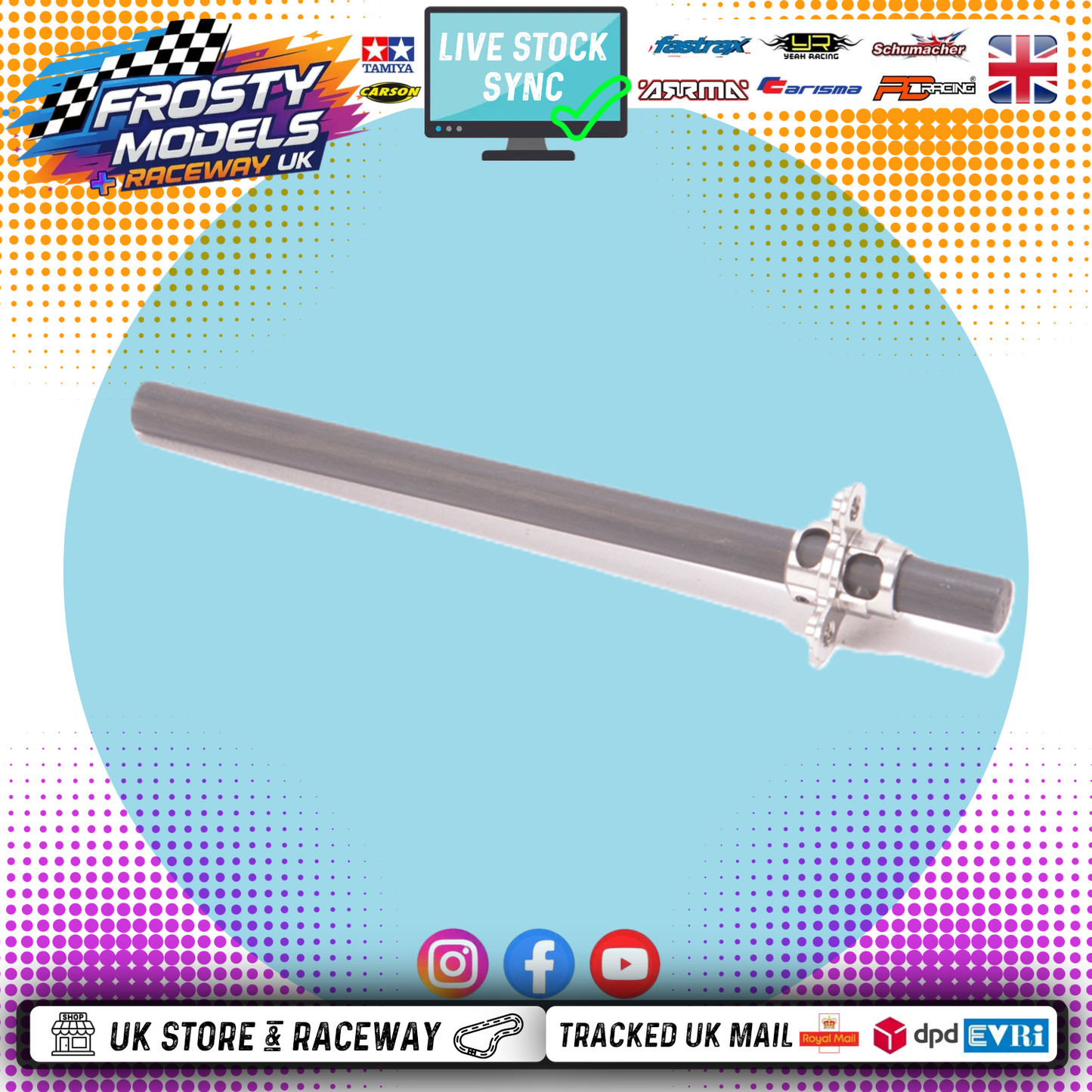 Schumacher - Spool Axle Assembly - Eclipse 6 - U8989 (LMGT3 Conversion)