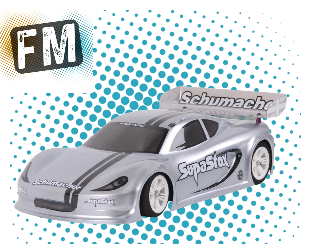 SCHUMACHER - 1/12 Unpainted Lexan GT12 (Atom) Type A Body (Lotus) - G888 (Wheelbase 201mm by 164mm Wide)