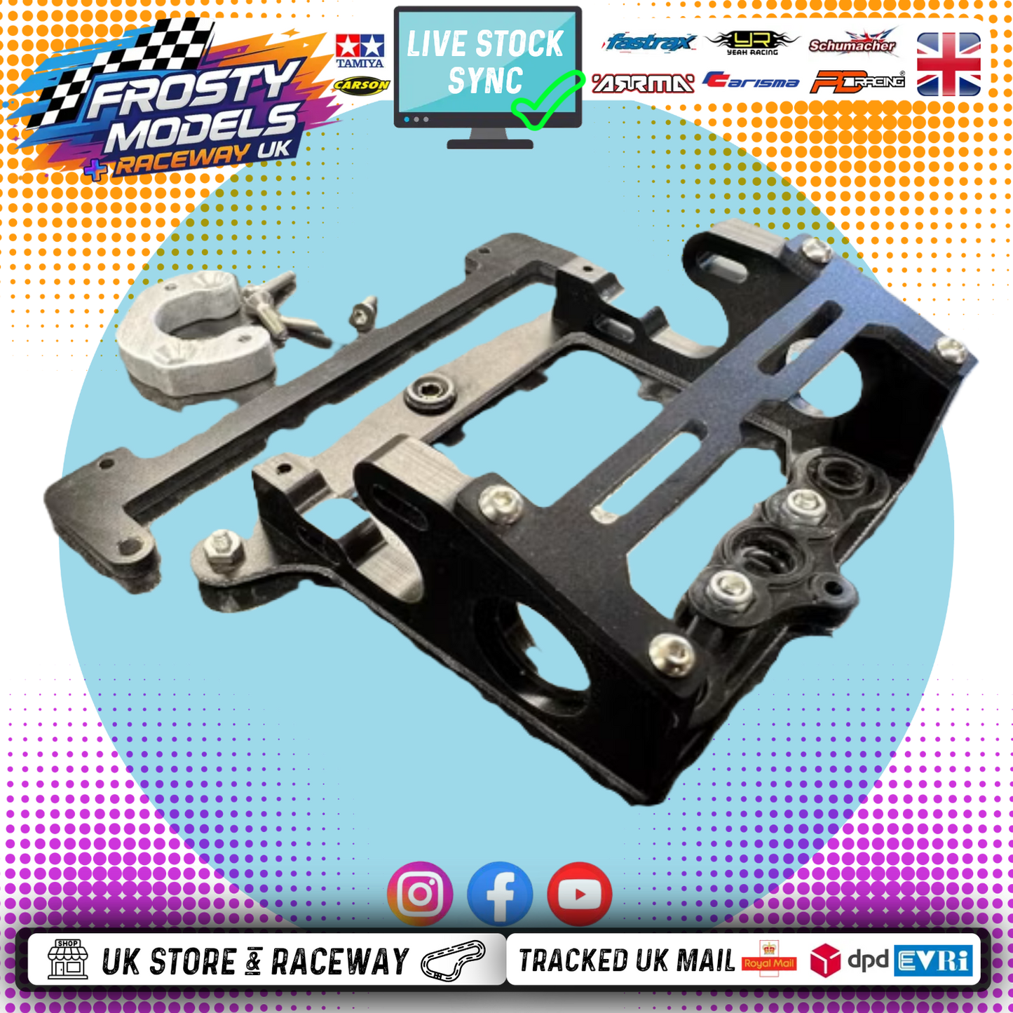 KAMTEC - Mini Pro - CNC Machined Rear Pod set