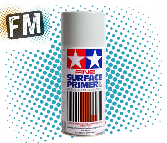 TAMIYA 87064 - Fine Surface Primer LARGE Grey (MODEL SPRAY PAINT)
