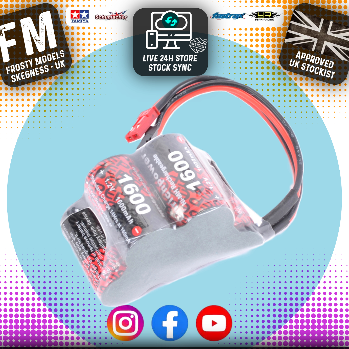 EP Hump Rx Pack - 2/3A 1600mAh - 6V - NiMh - EP1600H