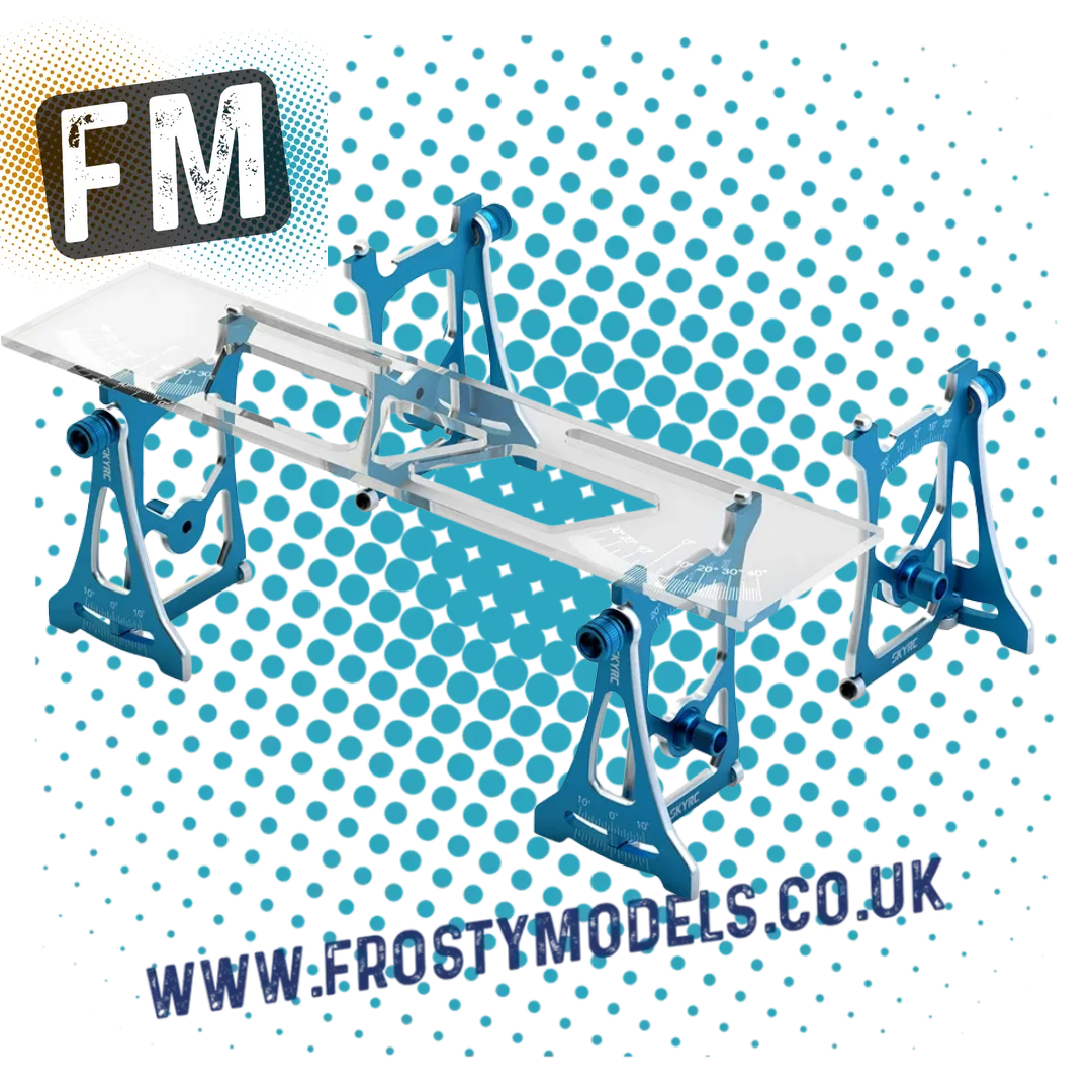 SKY RC - 1/10 TOURING CAR - SETUP GAUGE SYSTEM (TOE/CAMBER/CASTER) - BLUE ALLOY - SK-600069-27