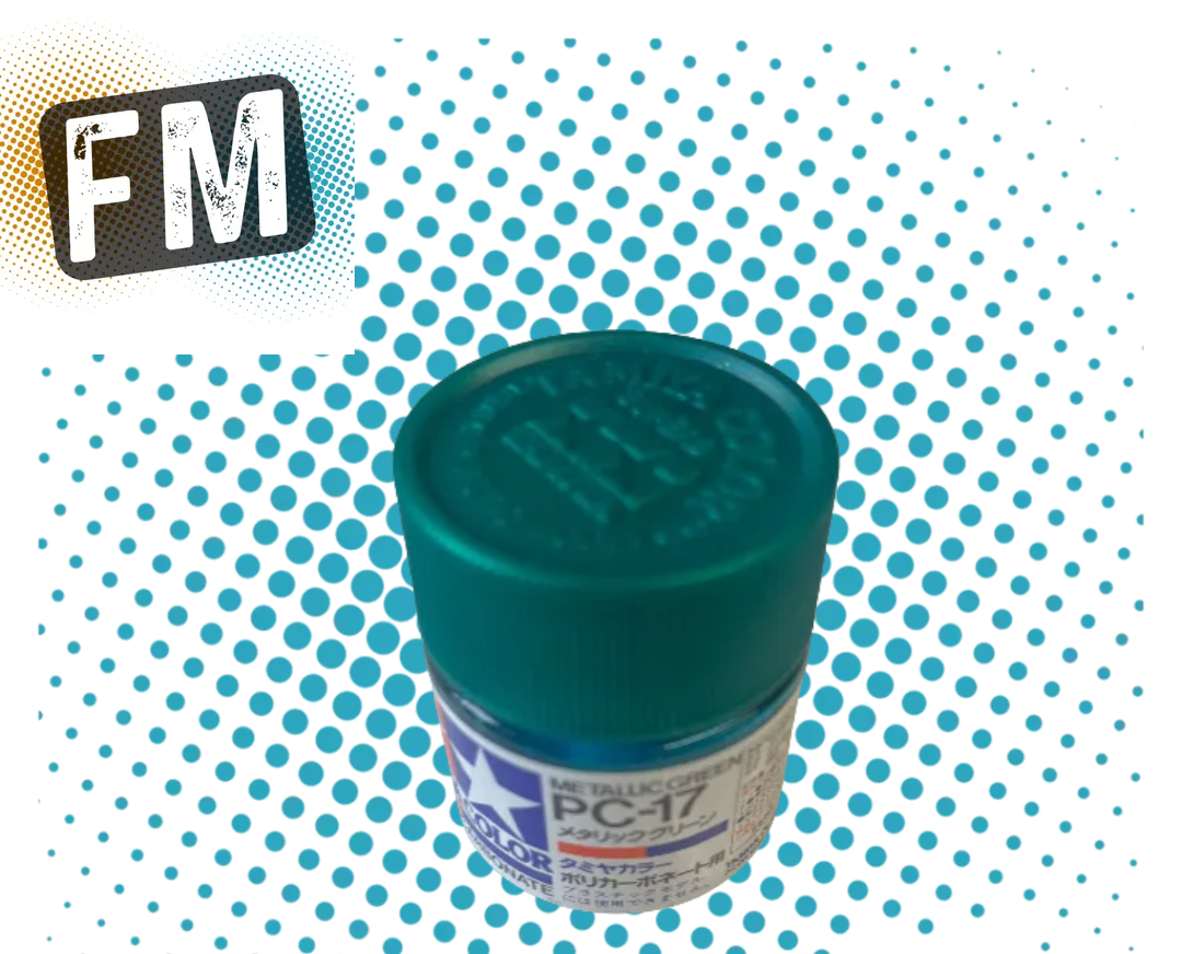 TAMIYA PC17 - METALLIC GREEN - POLYCARBONATE HAND PAINT - 23ML