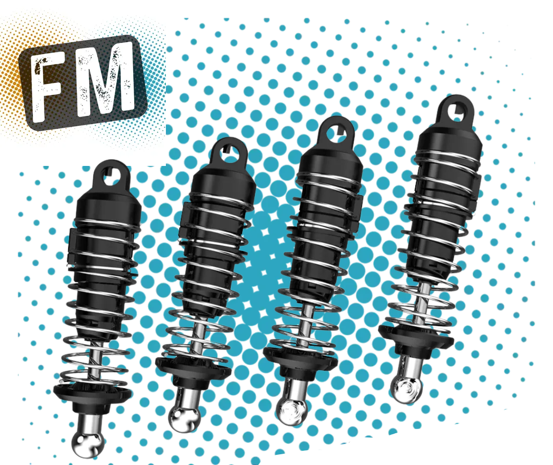 UDIRC Front & Rear Shocks - 1:16 Size - UD1601-009