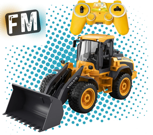 Ex-demo / Used - (Read Description) VOLVO - L50H Remote Control RC Construction Wheel Loader 1:16 - Official Product (LIGHT & SOUNDS)