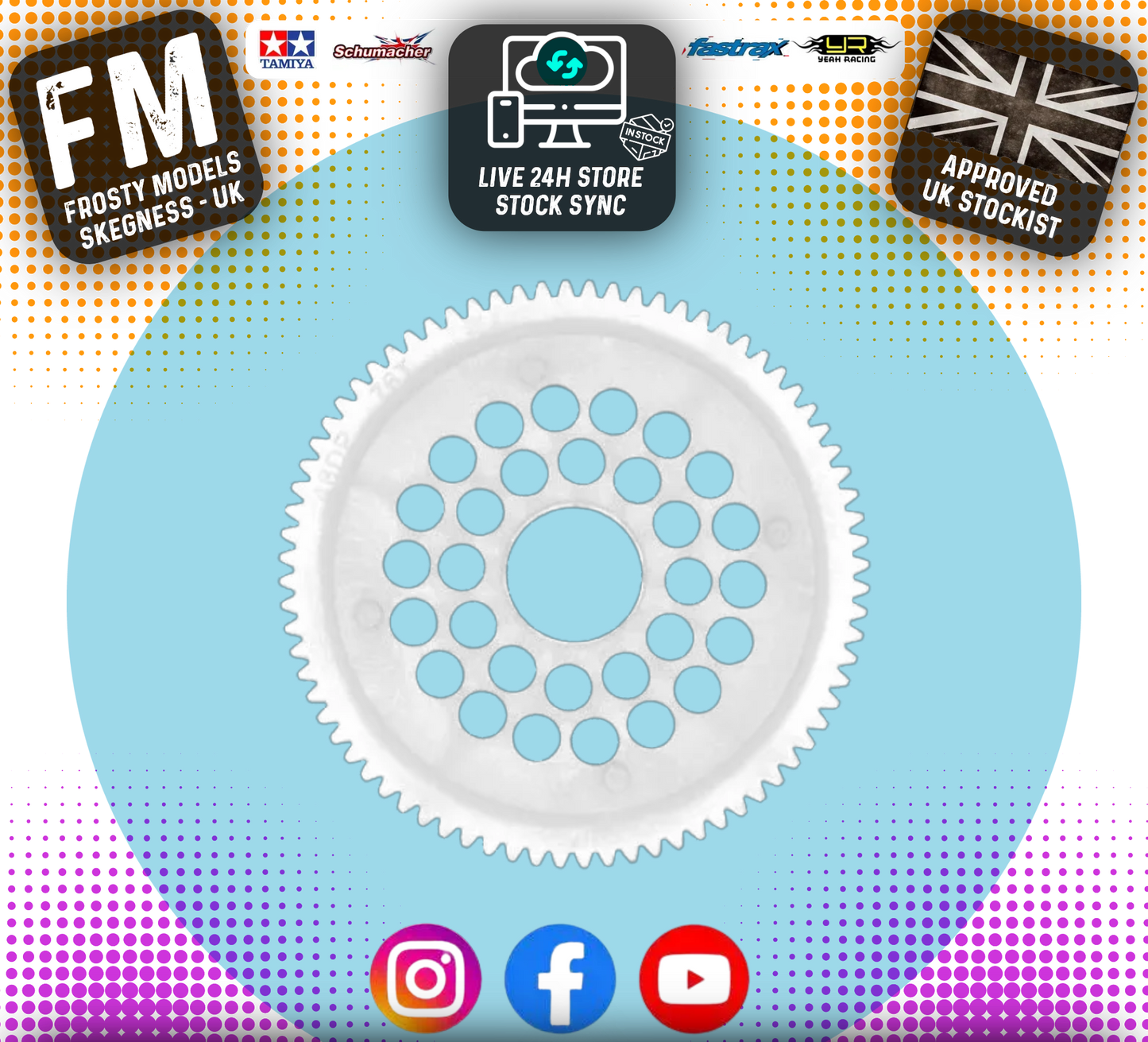 AM - RC Super Diff Gear 48P 76T - AM648076