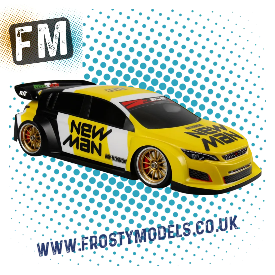 MONTECH PEUGEOT 308 TCR 2.0 RC CAR BODY SHELL 1 10 190MM FWD STD FROSTY MODELS SKEGNESS