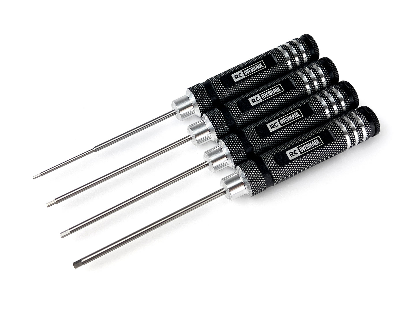 RC OVERHUAL - (4pcs) Hex Driver Set 1.5mm /2mm /2.5mm /3mm Black - T-RCO-TL002
