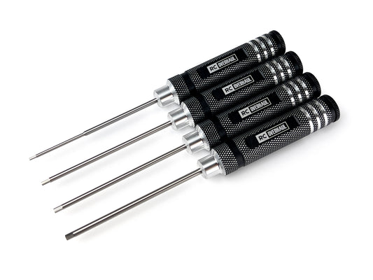 RC OVERHUAL - (4pcs) Hex Driver Set 1.5mm /2mm /2.5mm /3mm Black - T-RCO-TL002