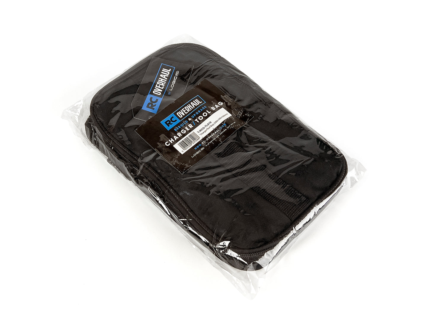 RC OVERHAUL - CHARGER / TOOLS / RADIO CARRY BAG w/Compartments (25 x 15 x 10cm) (Fits into Hauler Bag)